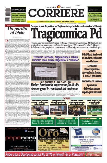 Edizione del 13/04/2013 - Corriere