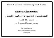 Introduzione statistica territoriale - Scienze Economiche e Statistiche ...