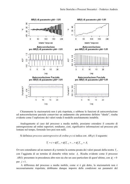 Serie Storiche e Processi Stocastici