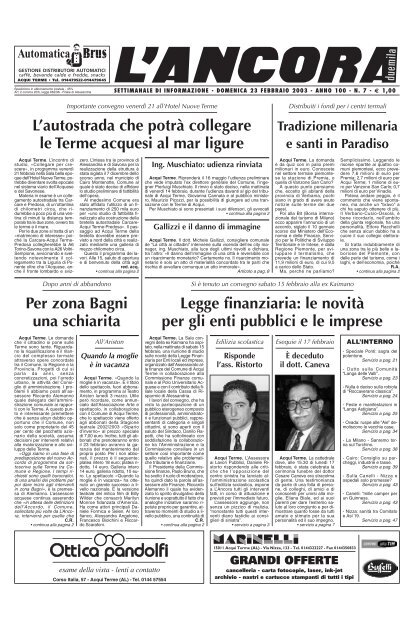 ANC20030223001e2_ac1e2 (Page 1) - L'ANCORA edicola