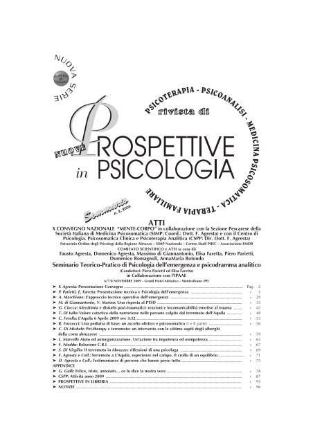 Download File - Rivista Nuove Prospettive in Psicologia