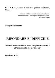 Rifondare è difficile - Partito della Rifondazione Comunista