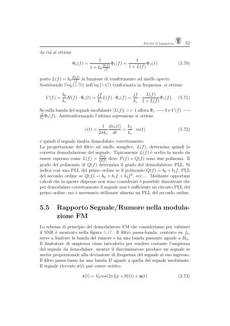 Dispense del corso - Dipartimento Ingegneria dell'Informazione ...