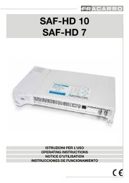SAF-HD 10 SAF-HD 7 - Fracarro