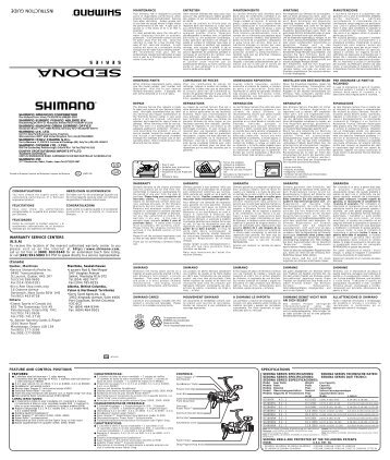 INSTRUCTION GUIDE SERIES - Shimano