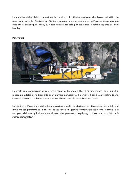 ispensa didattica: uso della barca di appoggio nel kiteboard ... - Xkite