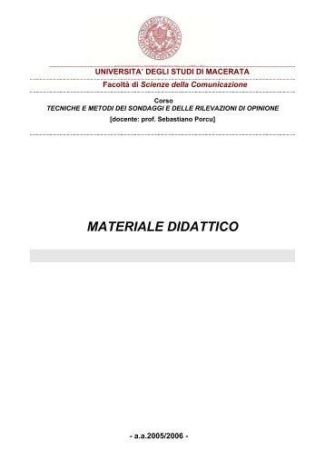 Materiale Didattico - Baskerville