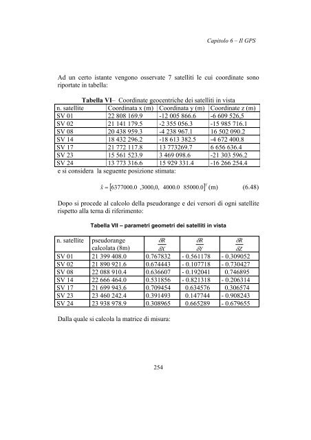 Capitolo 6 Il Sistema Satellitare GPS 6.1 – Descrizione del sistema ...