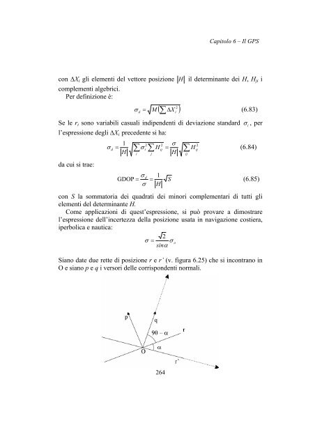 Capitolo 6 Il Sistema Satellitare GPS 6.1 – Descrizione del sistema ...