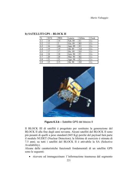 Capitolo 6 Il Sistema Satellitare GPS 6.1 – Descrizione del sistema ...