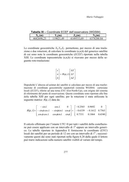 Capitolo 6 Il Sistema Satellitare GPS 6.1 – Descrizione del sistema ...