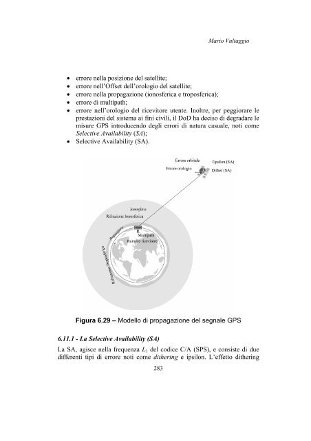 Capitolo 6 Il Sistema Satellitare GPS 6.1 – Descrizione del sistema ...