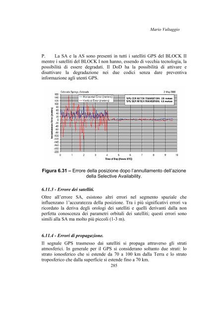 Capitolo 6 Il Sistema Satellitare GPS 6.1 – Descrizione del sistema ...