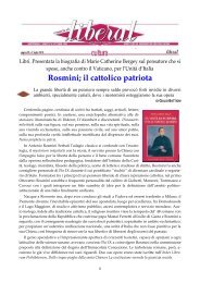 il cattolico patriota - Centro Internazionale di Studi Rosminiani