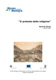 “Il pretesto della religione” - Museo Castello Masegra