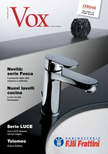 VOX cersaie 2012.pdf - Rubinetterie Fratelli Frattini