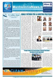 QUALE FUTURO PER LA NOSTRA POLITICA? - ManfredoniaNews.it