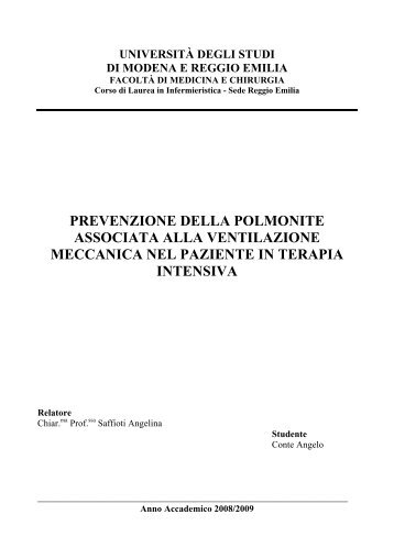 Tesi Conte Angelo - Biblioteca Medica