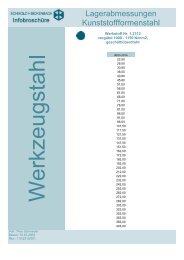 Infobroschüre kunststoffformenstahl 2312 - Schmolz + Bickenbach AG