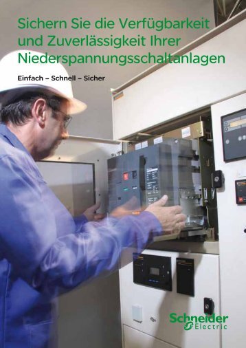 Flyer Retrofit-Lösung in Einschubtechnik - Schneider Electric