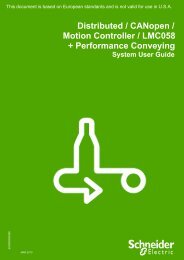 Conveying Performance CANopen LMC058 - Schneider Electric ...