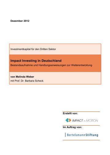 Impact Investing in Deutschland