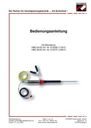 Download Betriebsanleitung - SCHNIER Elektrostatik GmbH