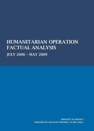 HUMANITARIAN OPERATION FACTUAL ANALYSIS