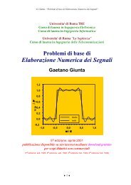 Elaborazione Numerica dei Segnali - Comlab