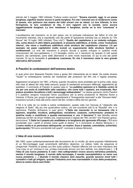 Scarica questa pagina in formato pdf - Pier Paolo Pasolini