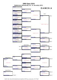 Ergebnisse - 1. Squash Club Beindersheim