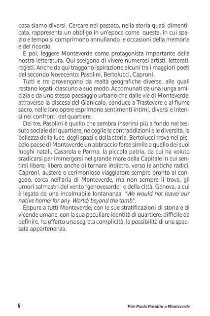 scarica il libro "pier paolo pasolini a monteverde"