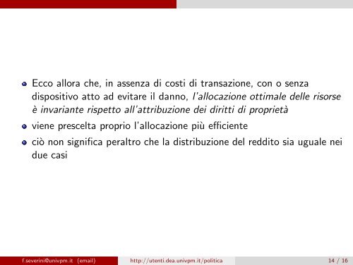 Lezione 4 - Dipartimento di Economia