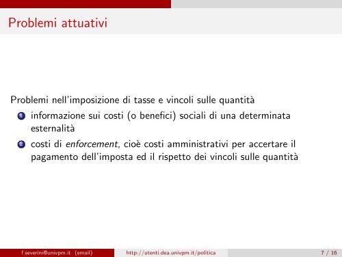 Lezione 4 - Dipartimento di Economia