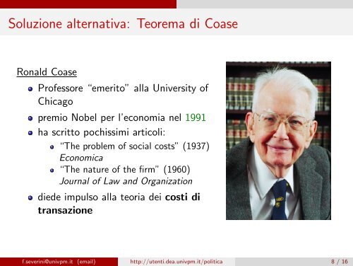Lezione 4 - Dipartimento di Economia