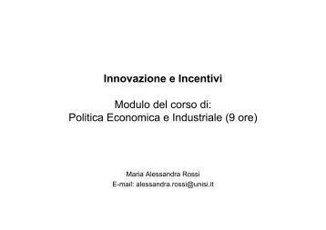 corso 2005-06 - Dipartimento di Economia Politica