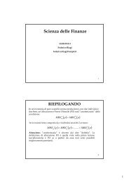 Scienza delle Finanze