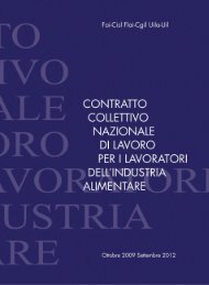 per i lavoratori dell'industria alimentare - Flai-Cgil