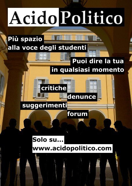 Il lavoro nobilita l'uomo - Acido Politico