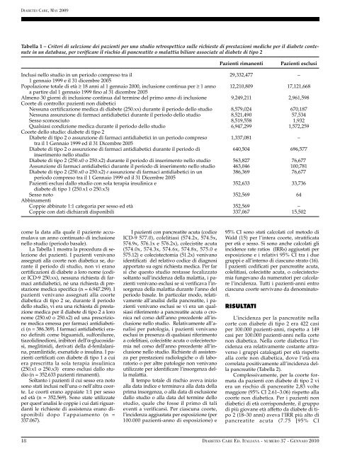 Num. 37 - Febbraio 2010 - Infodiabetes.it