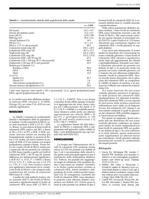 Num. 37 - Febbraio 2010 - Infodiabetes.it