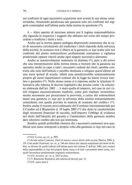 Contratto e impresa - Cedam