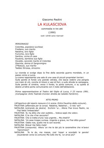 La Kulasciova - Compagnia teatrale Invicta