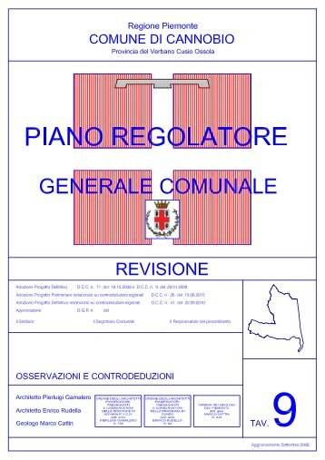 Osservazioni e Controdeduzioni.pdf - Comune di Cannobio