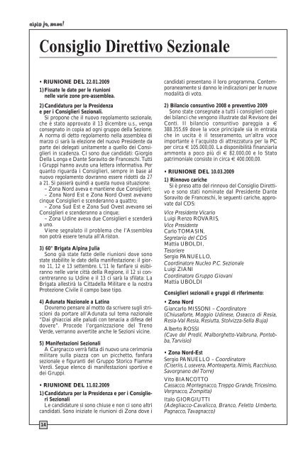 scarica tutto il giornale in formato pdf - Sezione Udine