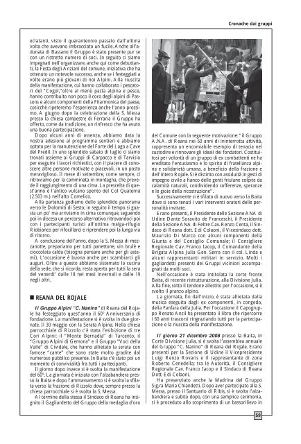 scarica tutto il giornale in formato pdf - Sezione Udine