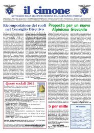 Il Cimone N. 01 - CAI sezione di Modena