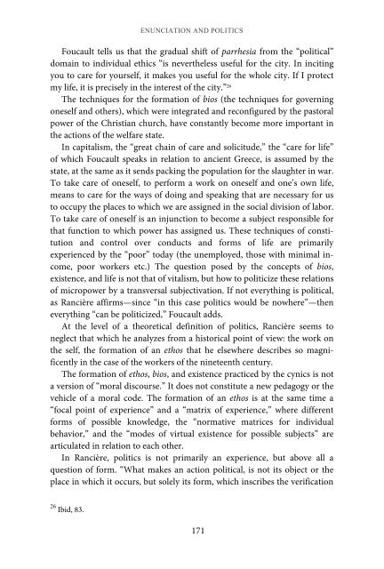 Foucault, Biopolitics, and Governmentality