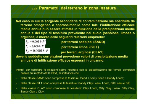 Concentrazione Rappresentativa alla Sorgente - Università degli ...