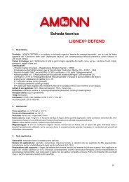 Scheda tecnica LIGNEX® DEFEND - Amonn